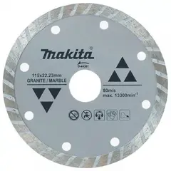 MAKITA - Disco diamantado turbo ondulado 115 mm granito, mármol D-44301