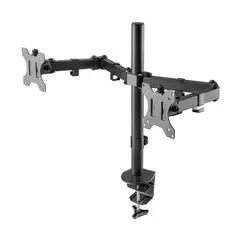 PHILCO - SOPORTE MONITOR DOBLE PARA MESA 13 A 32 PULGADAS