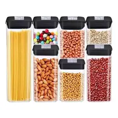GENERICO - Juego de 7 Envases Organizadores Contenedores de Alimentos