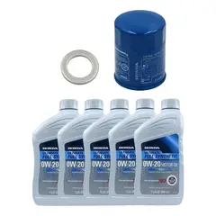 HONDA - Pack Filtro Aceite + Golilla + 5 Aceites 0w20 Ultimate