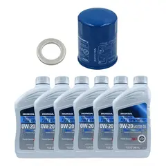 HONDA - Pack Filtro Aceite + Golilla + 6 Aceites 0w20 Ultimate
