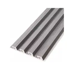 GENERICO - WPC Wall Panel Interior Clásico 10 piezas - Ceniza
