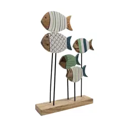 NECTAR - Familia Rescui 5 peces madera de mango y fierro
