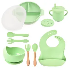 GENERICO - Set de alimentación de silicona verde