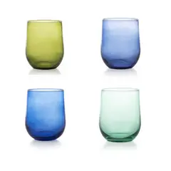 LIBBEY - SET 4 STEMLESS COLORS 497 ML