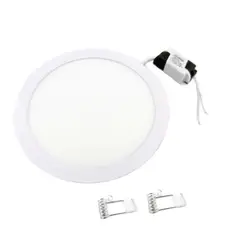 OEM - FOCO LED PANEL 18 WATT EMBUTIDO REDONDO LUZ FRIA