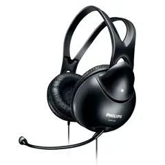 PHILIPS - Audífonos Alambicó Microfono SHM1900 negro