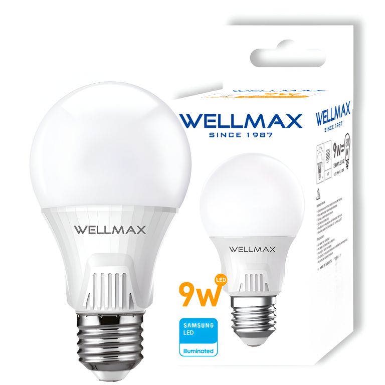 Ampolleta LED E-27 9W Luz Calida 810Lm LED Samsung