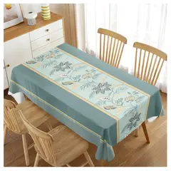 COMPRAPO - Mantel Antimanchas Mod. Green Beige 140 X 220 Cm Rectangular