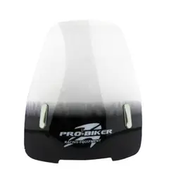 OEM - CUBRE VIENTO PARA MOTO PROBIKER BORDE PIGMENTADO NEGRO