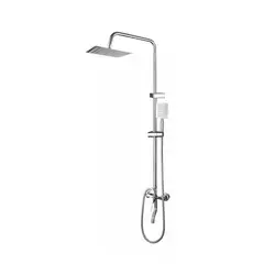TAUMM - Columna Ducha Rectangular Con Monomando Ducha Telefono