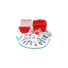 IMPORTCLICK - Set Juegos Bolso Doctor Dentista Madera Infantil