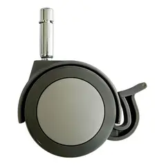 BLOCCARE - Rueda Logo Con Freno Para Cama Rosen, y Cic Vástago 1.2 cm