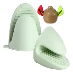GENERICO - 2 Guantes Para Horno Protector Guante De Silicona Cocina