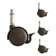 BLOCCARE - Pack 4 Ruedas De Cama Nido Rosen Cic Vastago 1.2 Cm