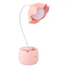 HOMESTAR - Lámpara de Escritorio en Forma Flor Verde