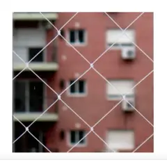 RESISTEX - Malla Seguridad Balcón 1Mts x 10Mts Grosor 08mm Transparente