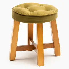 BARRA DESIGN - Pouf Spring Velvet Verde Musgo