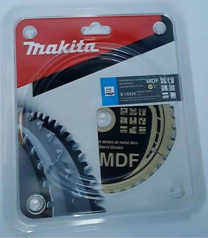 Disco de Sierra para Madera 165 mm. 42 Dientes B-56926