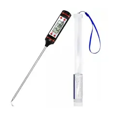 GENERICO - Termómetro Cocina Digital De Gastronómico Asado Reposteria Negro