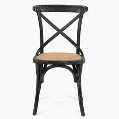 SPAZZIO - Kit 6 sillas Retro negras - Negro