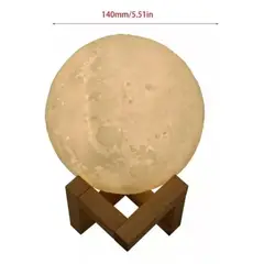 GENERICO - Humidificador Difusor Aroma Lampara Luna 3 + 12 Esencias