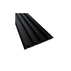 GENERICO - Wall panel negro diseño 10 piezas
