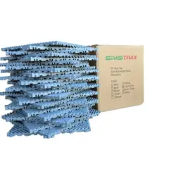 GENERICO - Pack x 25 Piso Encastrable Plastico Garaje Taller Detailing 10 Toneladas Gris Claro