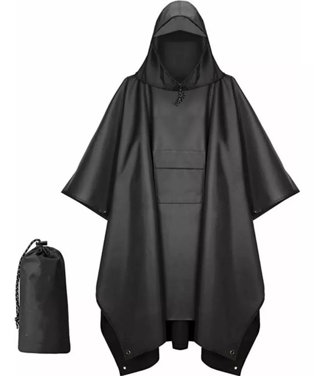 Poncho Impermeable Sin Olor Suave Capa Impermeable 210140cm