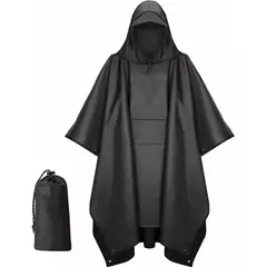 MUNDO MAGIA - Poncho Impermeable Sin Olor Suave Capa Impermeable 210140cm