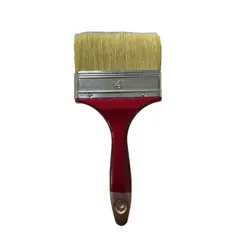 GENERICO - Brocha pelo amarillo con mango plástico 4″ 10cm