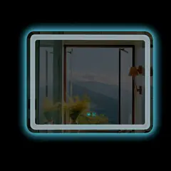 JOYTEK - Espejo Led Rectangular Touch con Antiempañante 80x60 cm