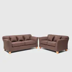 ALMORE - JUEGO DE LIVING TURIN 32 CUERPOS CHOCOLATE