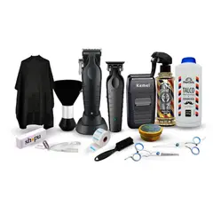 GENERICO - Combo De Barbero Todo En Uno - 3 Máquinas + Accesorios