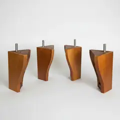 BLOCCARE - Kit De 4 Patas De Cama Con Perno 0.8 cm Apto Para Aspiradora Robot