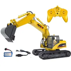 GENERICO - Retroexcavadora Huina 1535, Control remoto - 15 Canales
