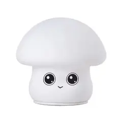 GENERICO - Lámpara Diseño Honguito Espanta Cuco De Silicona - Led Usb