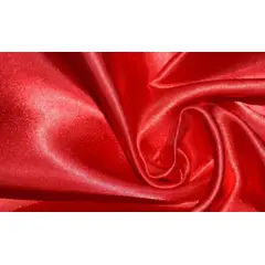GENERICO - Tela raso 10 metros rojo