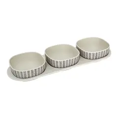 DECOGREEN - Snack con 3 Divisiones Flechas