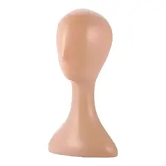 GENERICO - Pack 2 Exhibidor De Cabeza De Practica Peluqueria Sin Cara Beige
