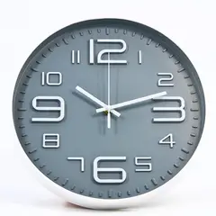 HOMESTAR - Reloj Mural Moderno de Números Grandes 3D - 30 cm Estilo Minimalista
