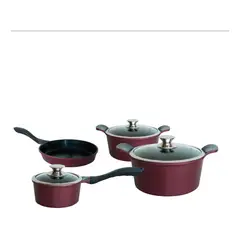 KITCHENWARE - Bateria De Cocina 9 Piezas Berries