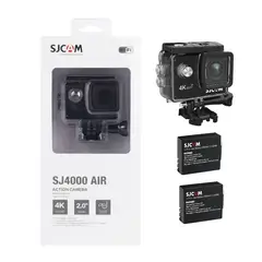 SJCAM - Cámara de acción SJ4000 AIR 4K WIFI con 2 baterias