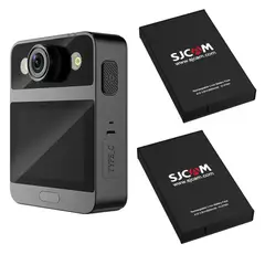 SJCAM - Cámara de cuerpo A20 2 baterias 2650 mAhy visión Nocturna LED