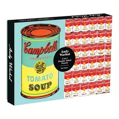 TOP10BOOKS - JUEGO Puzzle Doble Cara Andy Warhol Campbell's Soup Cans 500