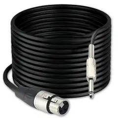 ULINK - Cable de Audio XLR Hembra a Jack 6,3mm Macho Profesional 10M