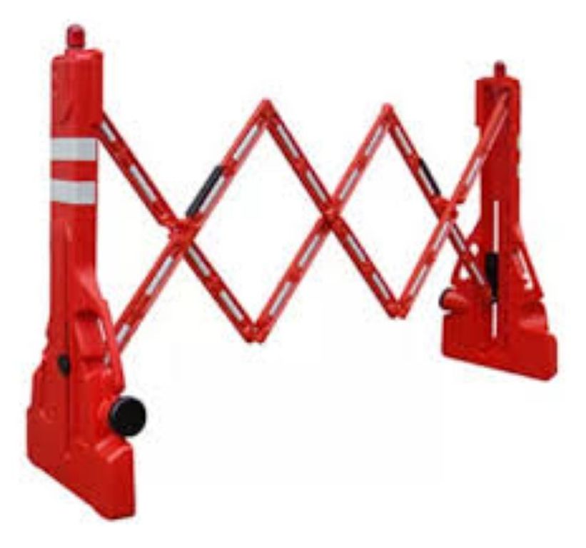 Barrera Roja Extensible 2,5 Metros