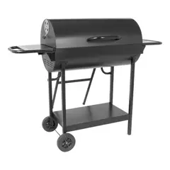 IMPORTCLICK - Parrilla Doble Carbón Repisas Laterales Tapa