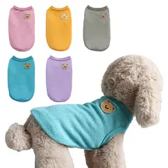 GENERICO - Polera Osito para Mascota Perro color Azul Talla L