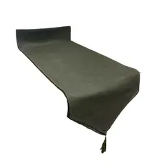 OEM - Mantel Camino De Mesa Con Pompon Cuero Sintetico 180x35cm